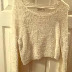 Cropped A&F sweater